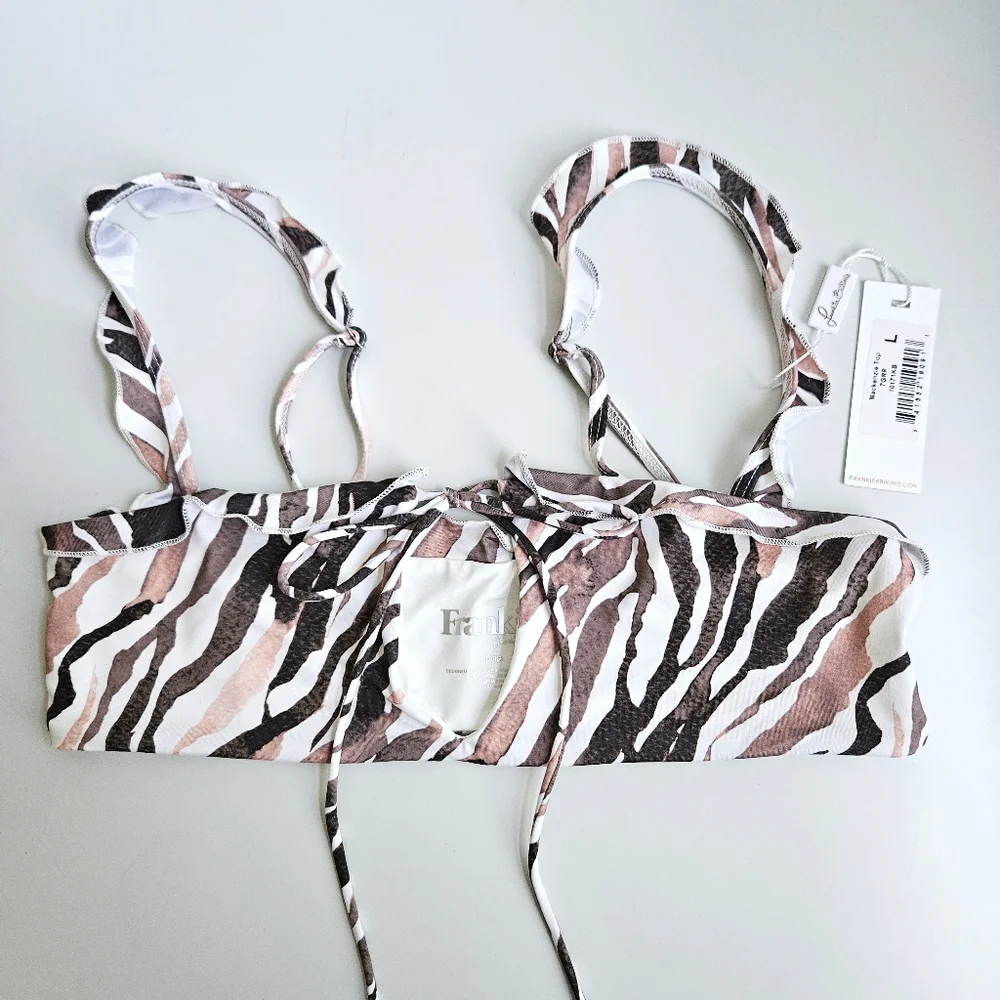 NWT Frankies Bikinis Set - Mackenzie Tiger  Large